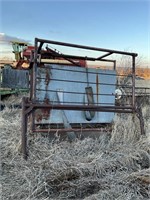 Home Built Cattle Tipping Table