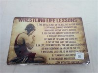 Wrestling Quotes Wall Art Poster, 12"