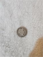 1914 D Silver Barber Dime