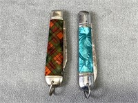 2 Celluloid Pocket Knives