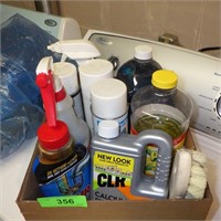 CLEANING SUPPLIES- GLASS CLEANER, PINE SOL, CLR>>>