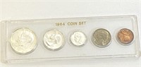 1964 Coin Set Silver Half Quarter Dime