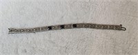Vintage Filigree Bracelet Marked Sterling