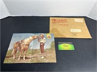 Roy Rodgers Riders Club Kit and Envelope w/ Pin
