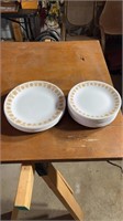 Corelle ware 10 dinner plates and 17 salad plates