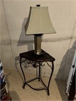 Corner Table & Lamp