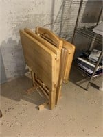 3 Wooden TV Trays
