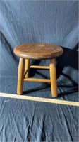 Cute wooden milking stool