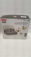 Oxo Tot Perch Booster Seat with Straps, Gray used