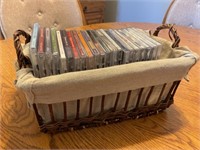 Basket of CDs