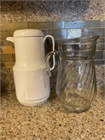 Glass Pitcher and Carafe