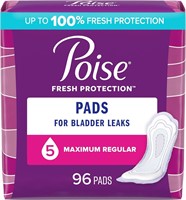 SEALED-Poise Incontinence Pads