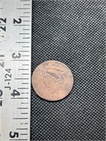 U.S. 1800s 1 cent piece. Date unreadable