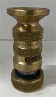 (U) ALLEN CO. 7171 Brass Fire Hose nozzle heavy