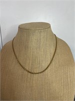 18in 14K gold chain necklace