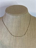 16in 14K gold necklace