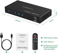 AVIDGRAM  HDMI  Switch 8K 60Hz, HDMI Switcher, 2