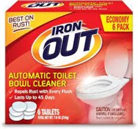 Iron Out Automatic Toilet Bowl Cleaner, 1 Pack, 6