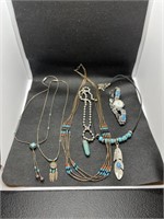 Beautiful turquoise jewelry lot