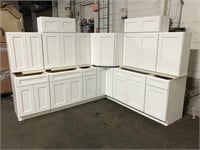 Ice White Shaker Kitchen  Cabinet set