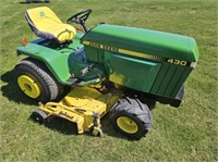 John deere 430 diesel W/60"deck, starts and runs