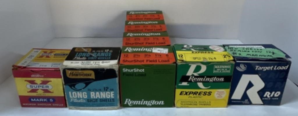 (P) Shotgun Shells, 12 gauge Remington Wards