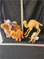 Vintage Plush camel lot