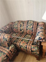 Couch & love seat set - see wear & tear