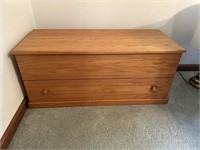 Hand made Wooden Trunk with drawer