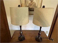 2 Modern Lamps with USB Ports