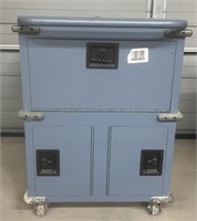 (R) Cash Handling/Cash Security Cart, No Keys,