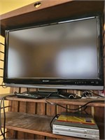 32" Sharp flat-screen TV & Coby DVD player