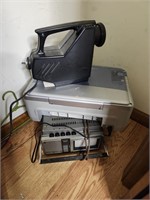 Hp printer, vintage portable TV & projector