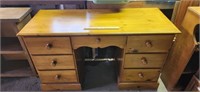 7 Drawer Solid Wood Desk