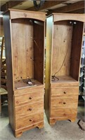Pair Of Matching 3 Drawer Cabinets