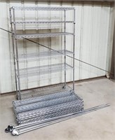 (H) Seville Wire Shelf Racks, 47 1/2" x 18"