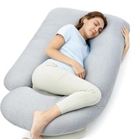 PREGNANCY PILLOW FOR SIDE SLEEPERS WHITE
