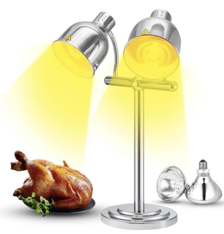 VIHOSE STAINLESS STEEL FOOD HEAT LAMP WITH 250W