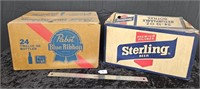 Vintage Beer Bottle Return Boxes
