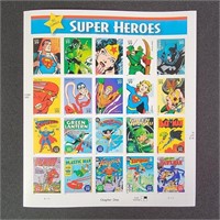 DC Comics Super Heroes US Stamps