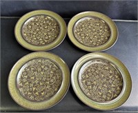4 vintage Franciscan plates