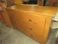 SOLID WOOD 6 DR MC STYLE CHEST