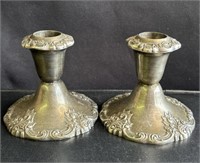 Pair of vintage Wallace candlesticks