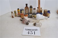 Antique Medicine Bottles & Light Bulbs