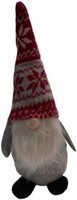 Christmas House Holiday Gnome - 13.75 Tall - Grey