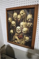 UNUSUAL SCARY PICTURE ON CANVAS