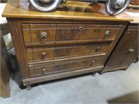 SOLID WOOD 3 DRAWER CHEST