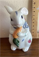 Lenox Easter bunny cookie jar
