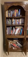 Bookshelf and contents 6’ tall x 30" wide