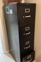 4-drawer metal file cabinet